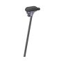 Onderarmschalen met arm pad en buis, links, zwart