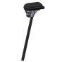 Onderarmschalen met arm pad en buis, links, zwart