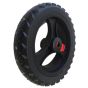High profile soft achterwielen met spikes, paar