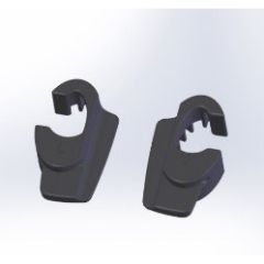 Klemmen voor dienblad, paar, maat M+S