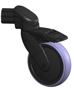 Achterwiel voor handrem, Ø125 mm, per stuk