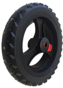 High profile soft achterwielen met spikes, paar