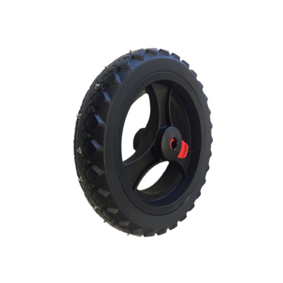 High profile soft achterwielen met spikes, paar